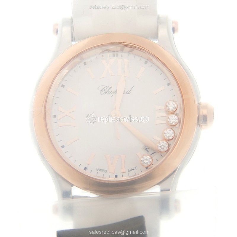 Chopard 278582-6001 HAPPY SPORT Quartz 18kt Rose Gold