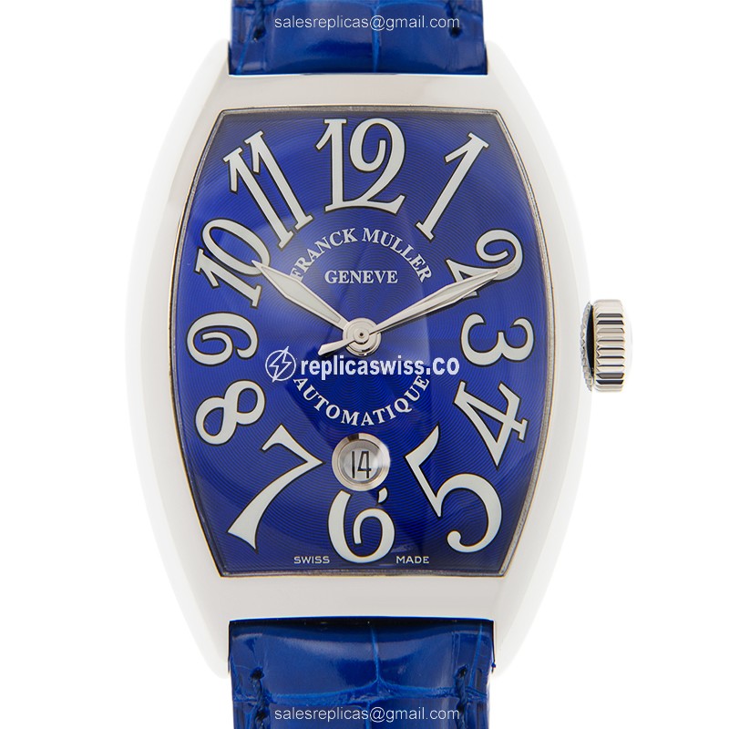 Franck Muller 8880 B SC DT (AC) - BLUE VINTAGE Automatic Stainless Steel
