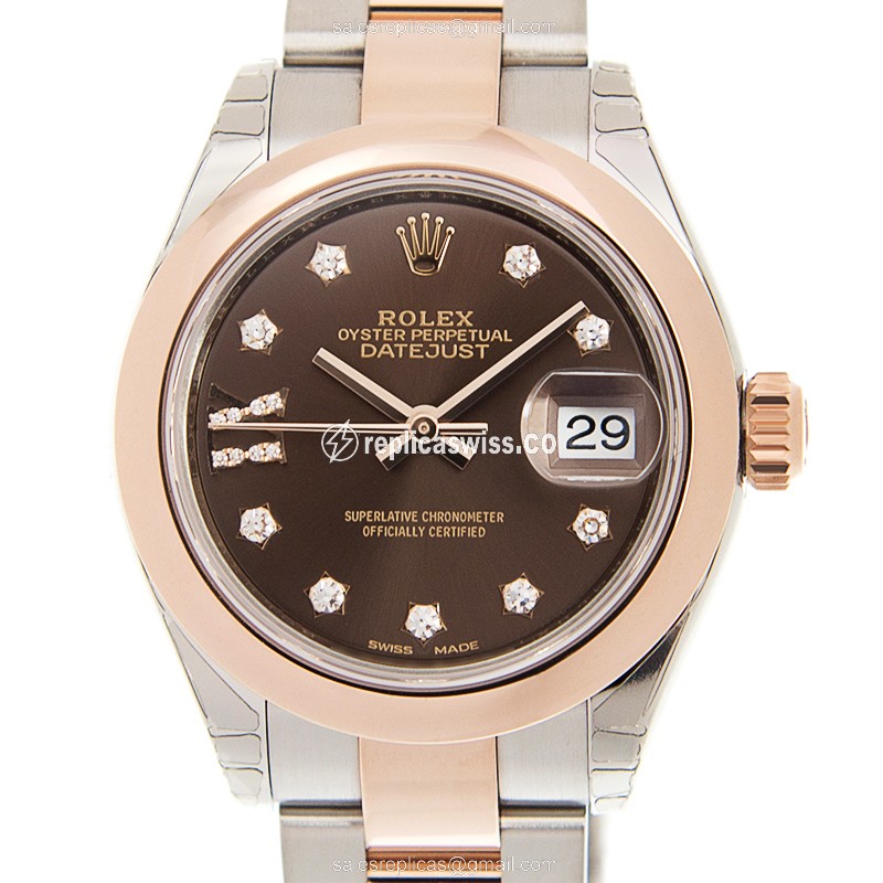 Rolex 279161-0004 LADY DATEJUST Automatic 18kt Rose Gold & Steel