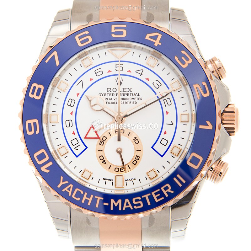 Rolex 116681-0002 YACHT MASTER II Automatic 18kt Rose Gold & Steel