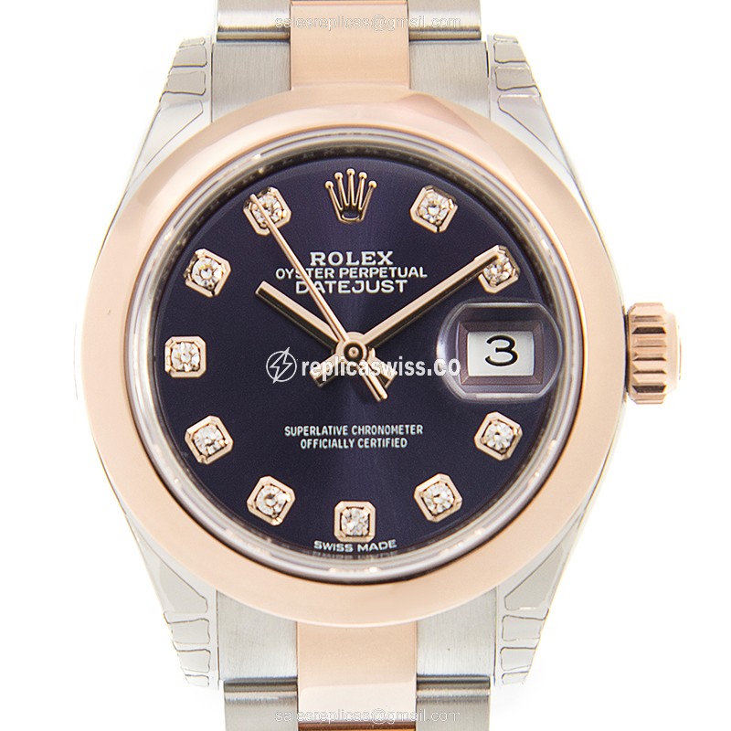 Rolex 279161-0016 LADY DATEJUST Automatic 18kt Rose Gold & Steel