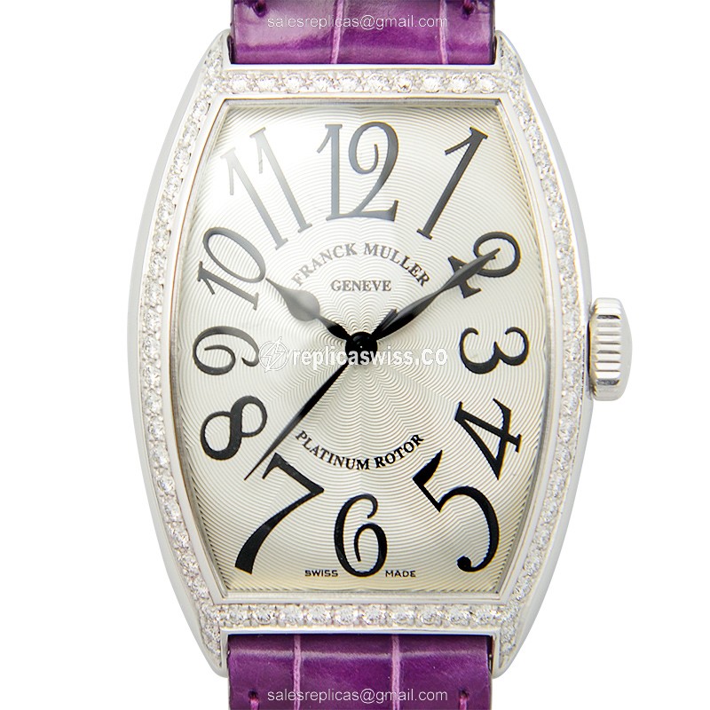 Franck Muller 5850 SC D 1R (AC) MASTER OF COMPLICATION Automatic Stainless Steel & Diamonds