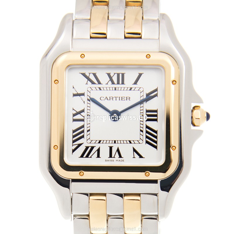 Cartier W2PN0007 PANTHeRE DE CARTIER Quartz 18kt Gold & Steel
