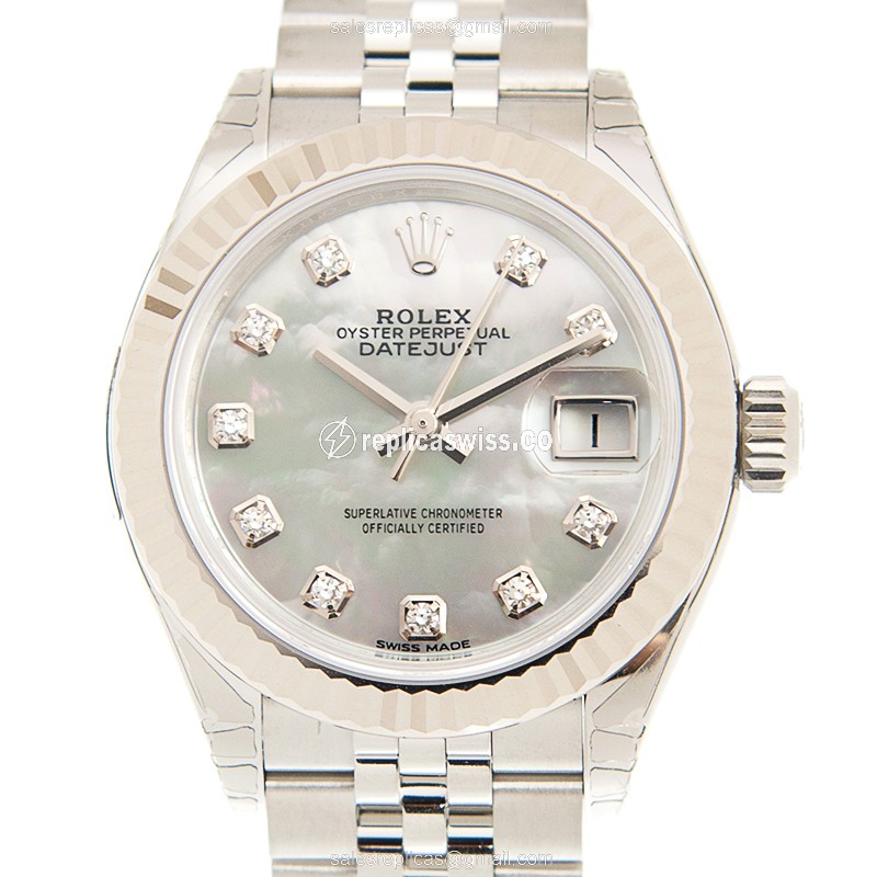 Rolex 279174-0009 LADY DATEJUST Automatic 18kt White Gold & Steel