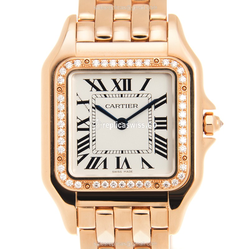Cartier WJPN0009 PANTHeRE DE CARTIER Quartz 18kt Rose Gold & Diamonds