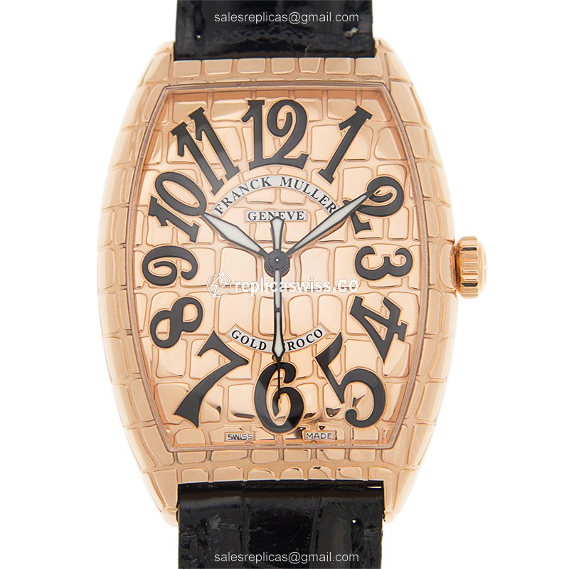 Franck Muller 6850 B SC GOLD CRO (5N) CINTREE CURVEX Automatic 18kt Rose Gold