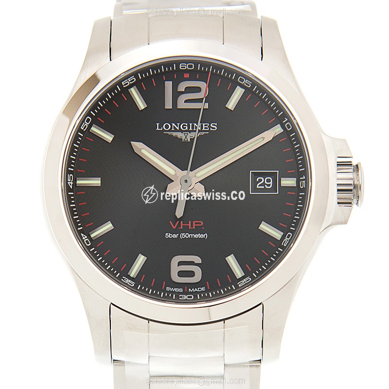 Longines L3.726.4.56.6 CONQUEST Quartz Stainless Steel