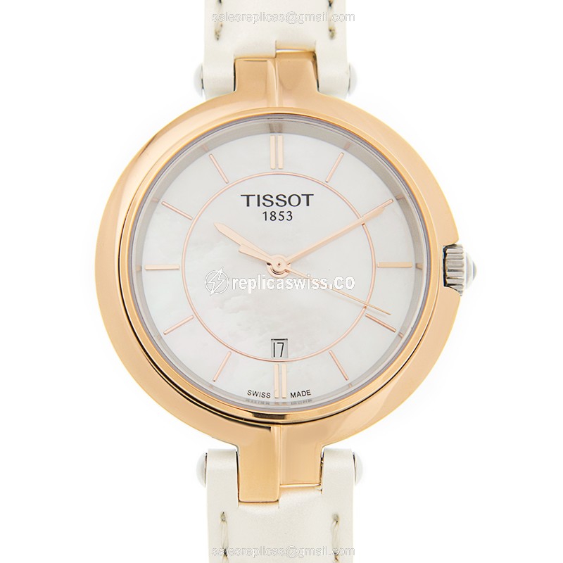 Tissot T094.210.26.111.01 FLAMINGO Quartz 18kt Rose Gold