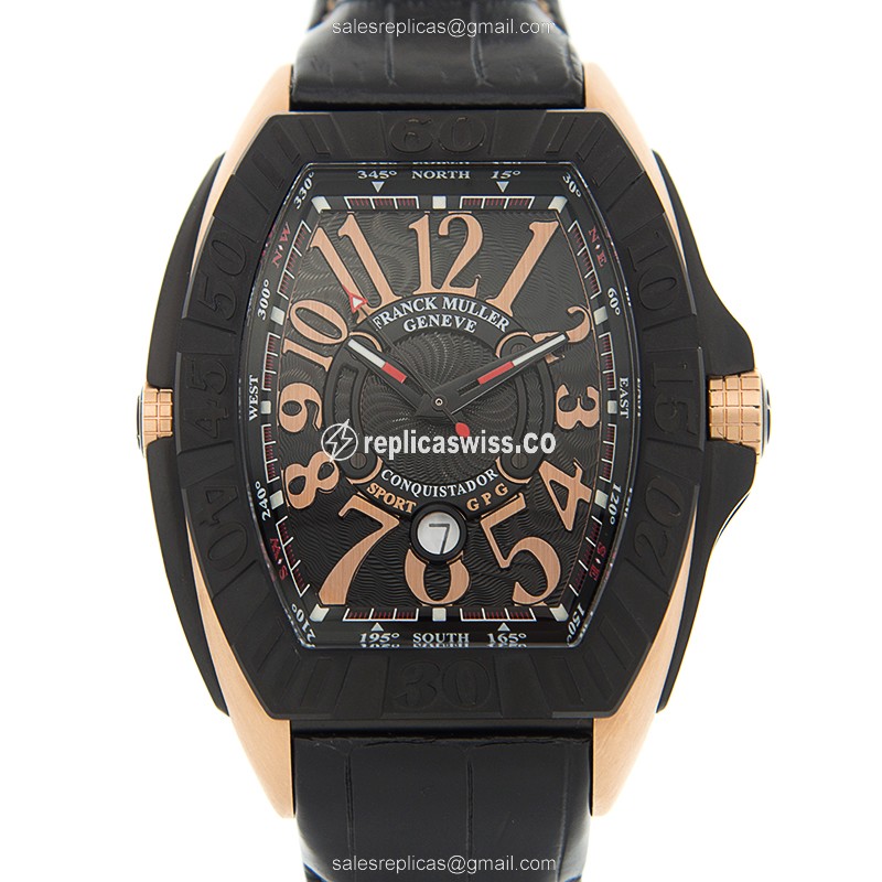 Franck Muller 9900 SC DT GPG (TT.NR.5N) CONQUISTADOR GPG Automatic 18kt Rose Gold & Steel