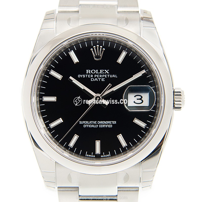 Rolex 115200BK_O OYSTER PERPETUAL Automatic Stainless Steel