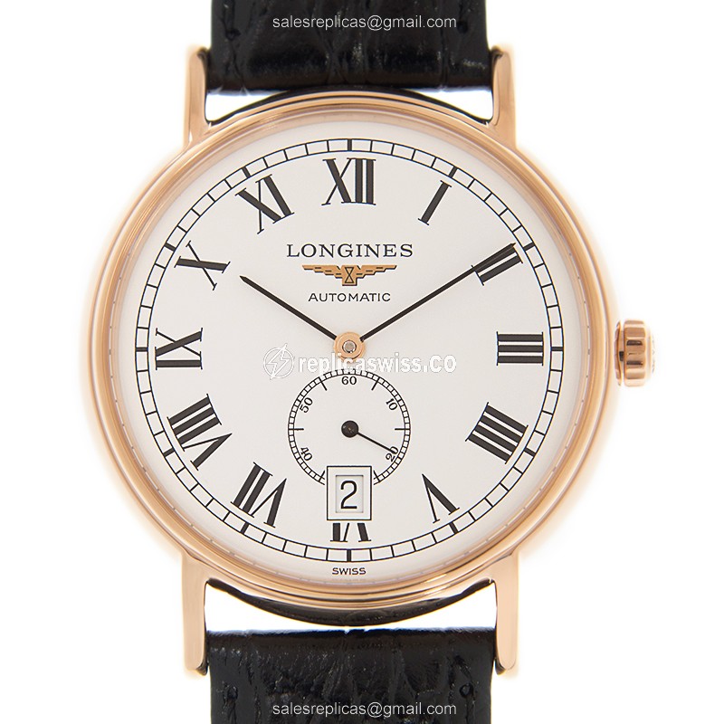 Longines L4.805.1.11.2 PRESENCE Automatic PVD Gold