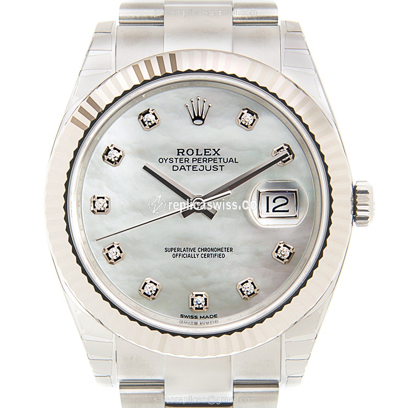 Rolex 126334-0019 DATEJUST Automatic 18kt White Gold & Steel