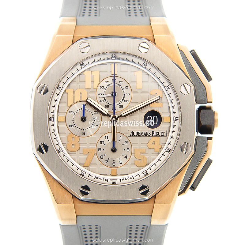 Audemars Piguet 26210OI.OO.A109CR.01 ROYAL OAK OFFSHORE Manual Wind 18kt Rose Gold & Steel
