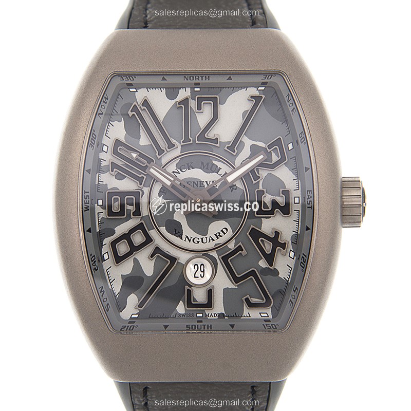 Franck Muller V 45 SC DT CAMOU (TT.MC.TT) VANGUARD Automatic Stainless Steel