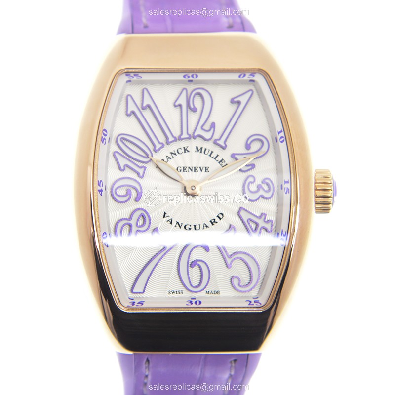 Franck Muller V 32 QZ (5N.VL) VANGUARD Quartz 18kt Rose Gold