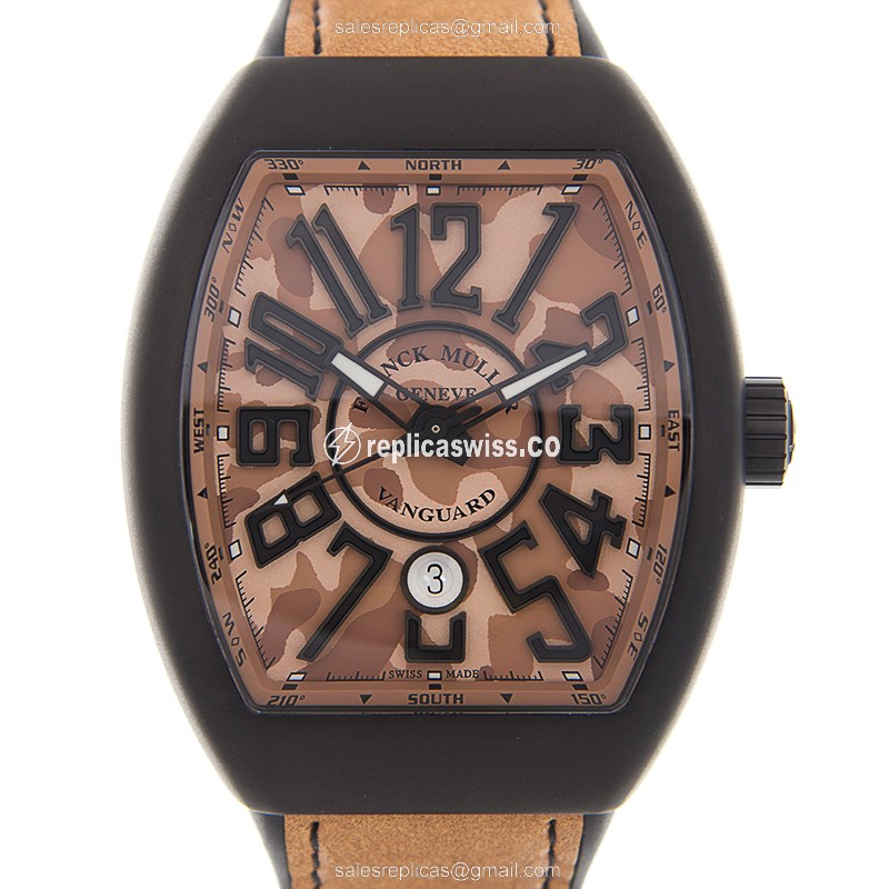 Franck Muller V 45 SC DT CAMOU (TT.NR.MC.SB) VANGUARD Automatic Titanium