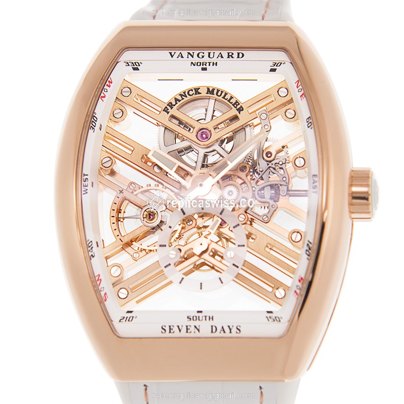 Franck Muller V 45 S6 SQT (5N.BC) VANGUARD Automatic 18kt Rose Gold