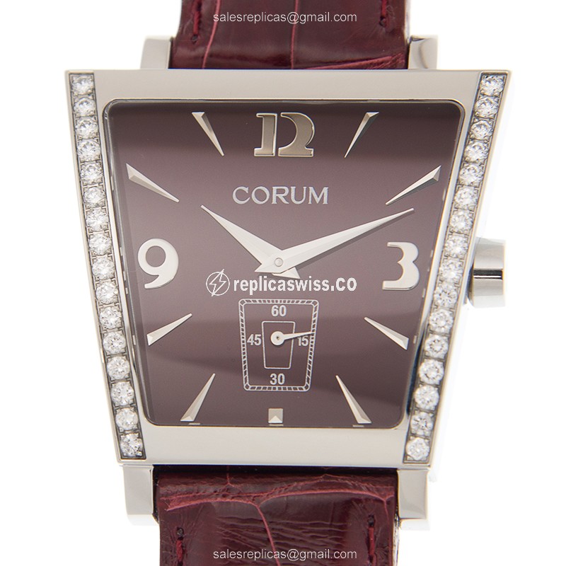 Corum 106.406.47/0012 DP51 TRAPEZE Quartz Stainless Steel & Diamonds