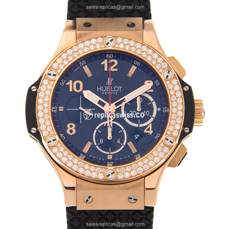 Hublot 301.PX.130.RX.114 BIG BANG Automatic 18kt Rose Gold & Diamonds