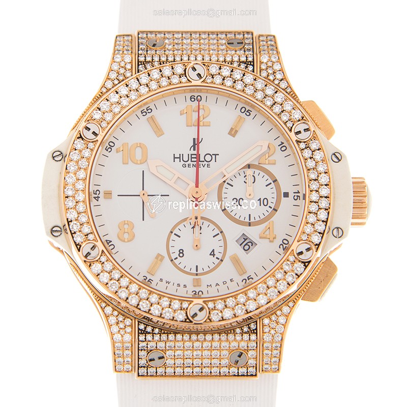 Hublot 301.PE.2180.RW.1704 BIG BANG Automatic 18kt Rose Gold & Diamonds