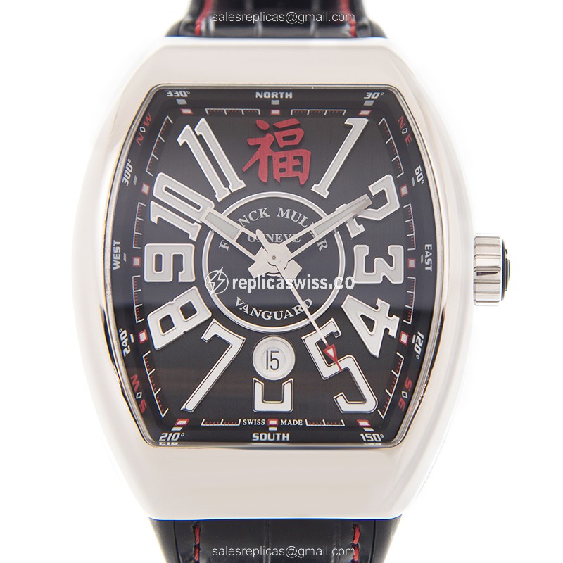 Franck Muller V 45 SC DT FU (AC.NR) VANGUARD Automatic Stainless Steel