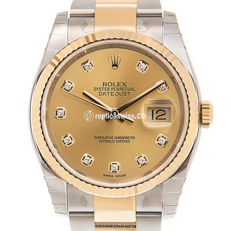 Rolex 116233G DATEJUST Automatic 18kt Gold & Steel