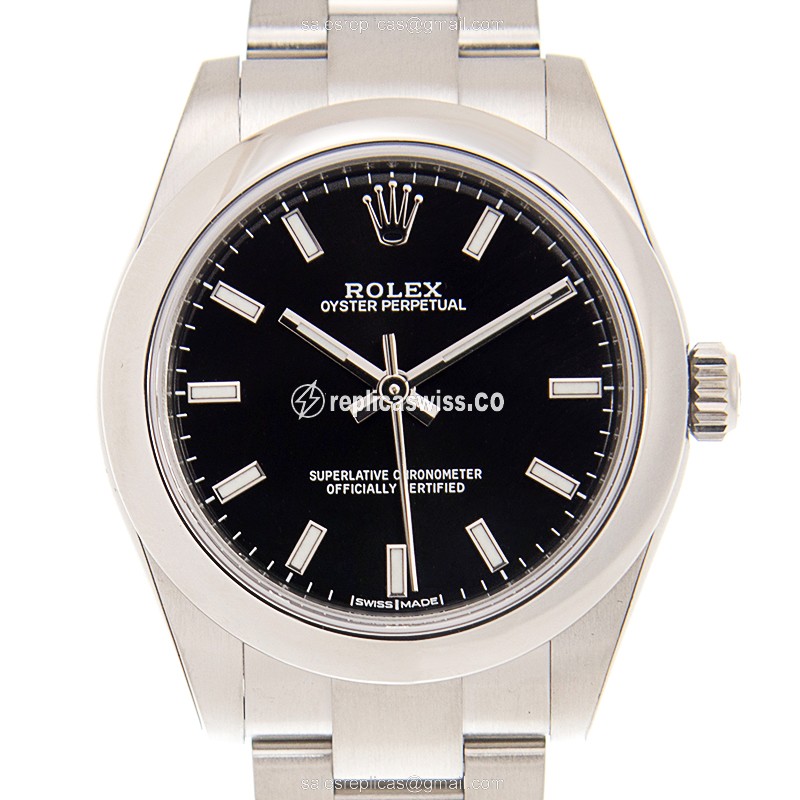 Rolex 177200BK_O OYSTER PERPETUAL Automatic Stainless Steel