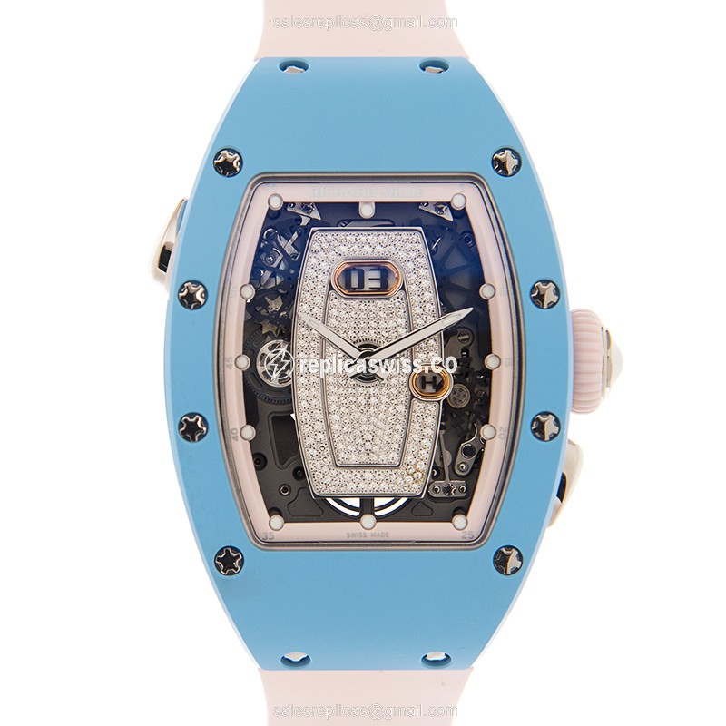 Richard Mille RM037WG-ATZ-B BLUE LADY SERIES Automatic Ceramic & Steel