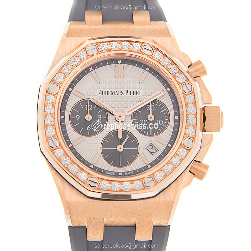 Audemars Piguet 26231OR.ZZ.D003CA.01 ROYAL OAK OFFSHORE Automatic 18kt Rose Gold & Diamonds