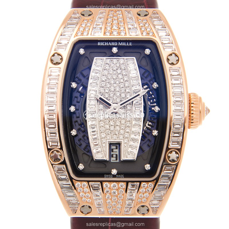 Richard Mille RM007 AH PG Automatic 18kt Rose Magic & Diamond