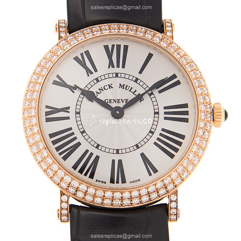 Franck Muller 8041 QZ R D (5N) INFINITY Quartz 18kt Rose Gold & Diamonds