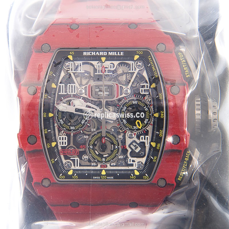 Richard Mille RM11-03 RED NTPT Automatic PVD Titanium