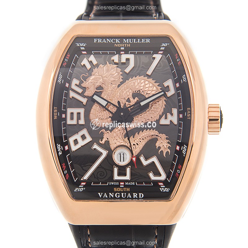 Franck Muller V 45 SC DT DRAGON KING (5N.NR) VANGUARD Automatic 18kt Rose Gold