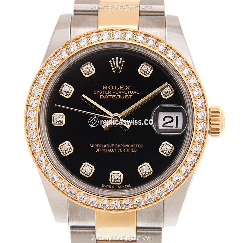 Rolex 178383GBK_O DATEJUST Automatic 18kt Gold & Diamond & Steel