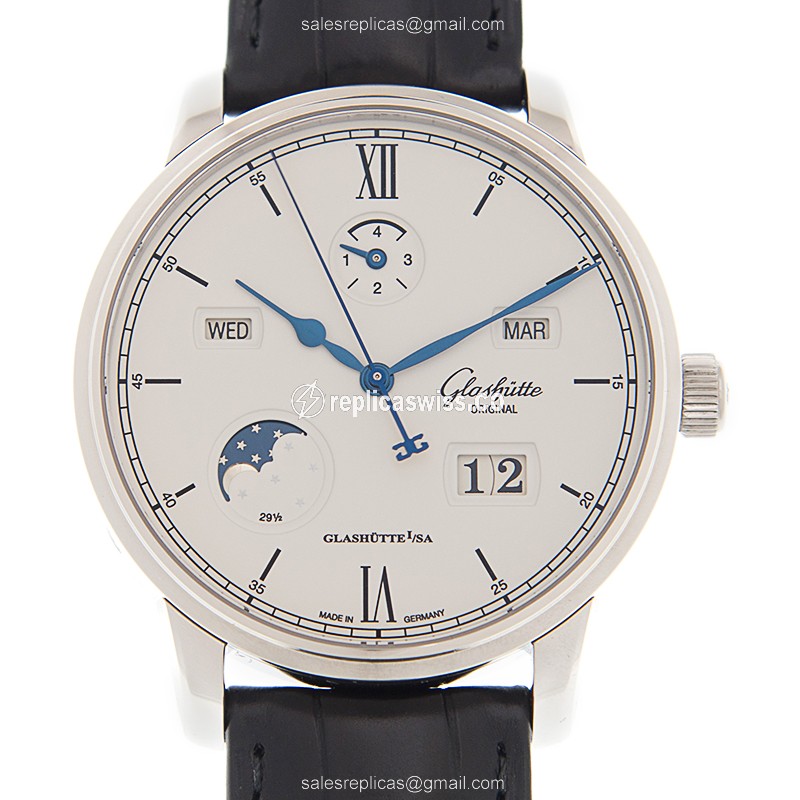 Glashutte 1-36-02-01-02-30 SENATOR MANUAL WINDING SKELETONIZED Automatic Stainless Steel
