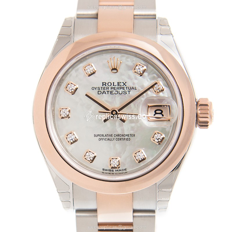 Rolex 279161-0014 LADY DATEJUST Automatic 18kt Rose Gold & Steel
