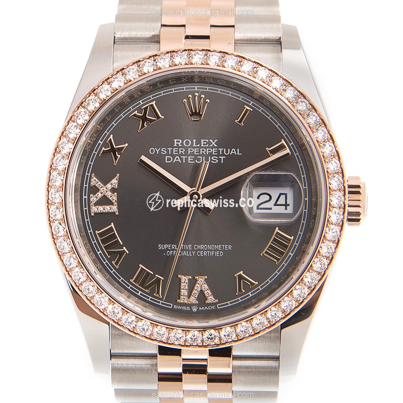 Rolex 126281RBR-0011 DATEJUST Automatic 18kt Rose Magic & Diamond