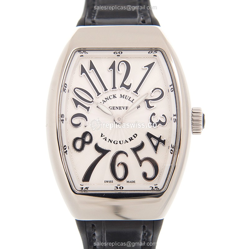 Franck Muller V 29 QZ (AC NR) VANGUARD Quartz Stainless Steel