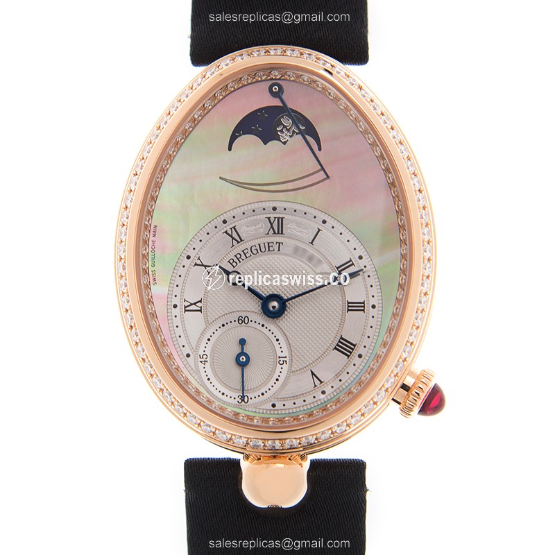 Breguet 8908BR/5T/864/D00D REINE DE NAPLES Automatic 18kt Rose Gold & Diamonds