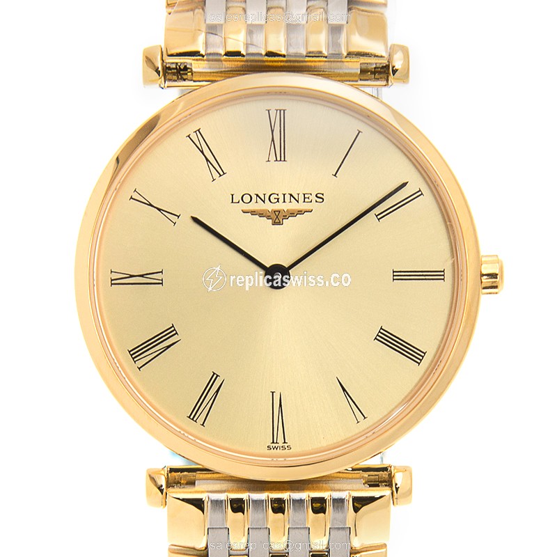 Longines L4.512.2.31.7 LA GRANDE Quartz 18kt Gold & Steel