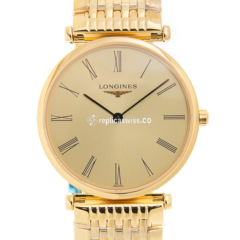 Longines L4.512.2.31.8 LA GRANDE Quartz 18kt Gold & Steel