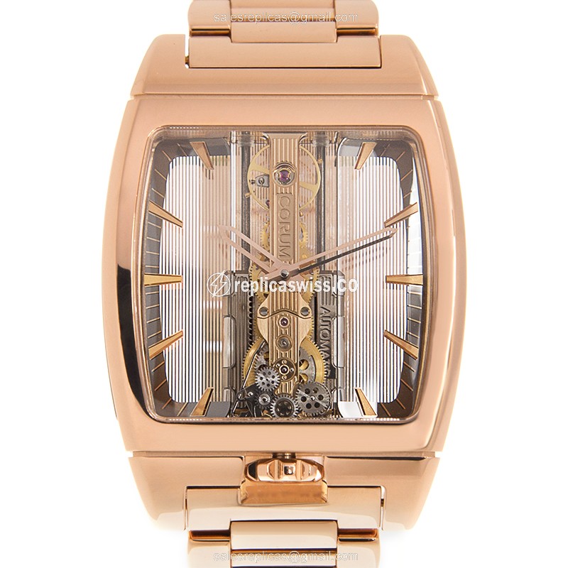 Corum 313.165.55/V100 GL10R GOLDEN BRIDGE Automatic 18kt Rose Gold