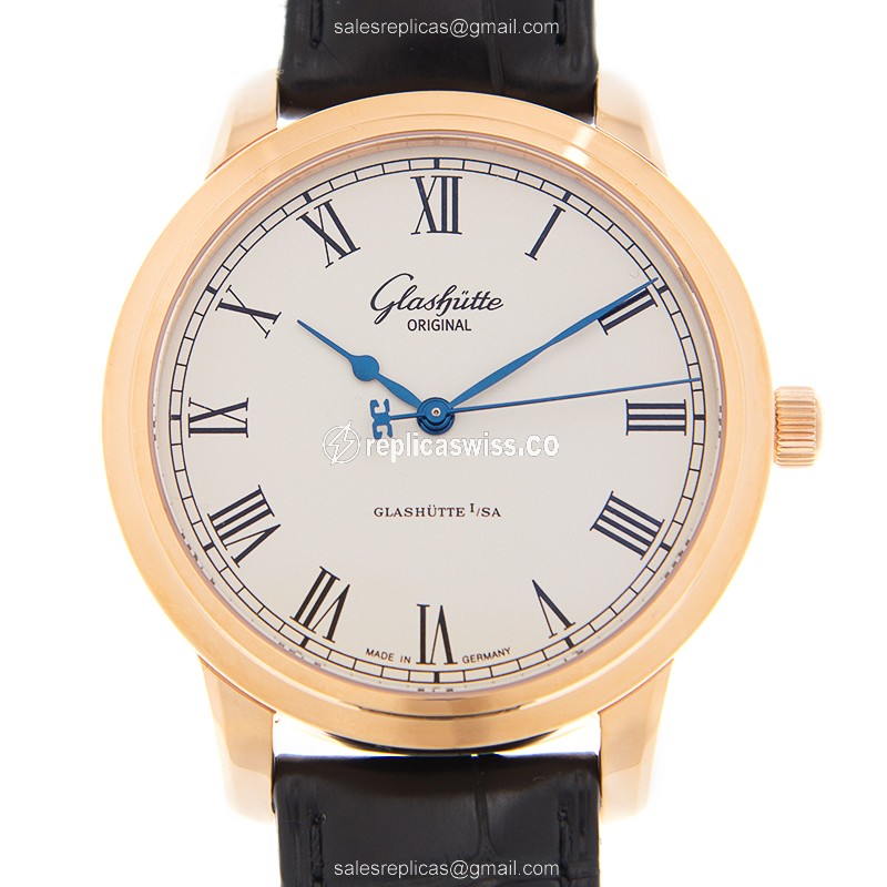 Glashutte 1-39-59-01-05-04 SENATOR MANUAL WINDING SKELETONIZED Automatic 18kt Rose Gold