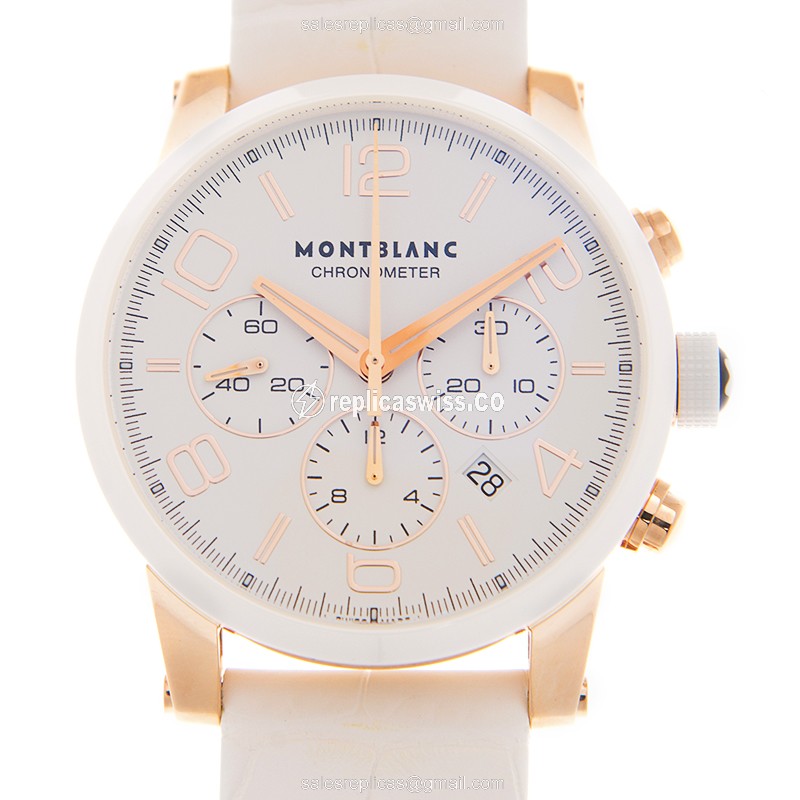 Mont Blanc 104669 TIMEWALKER Automatic 18kt Rose Gold