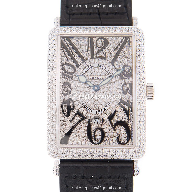 Franck Muller 1150 SC D CD (OG) LONG ISLAND Automatic 18kt White Gold & Diamond