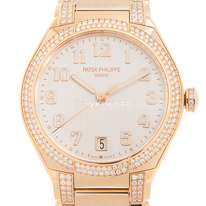 Patek Philippe 7300/1201R-001 TWENTY-4 Automatic 18kt Rose Gold & Diamonds