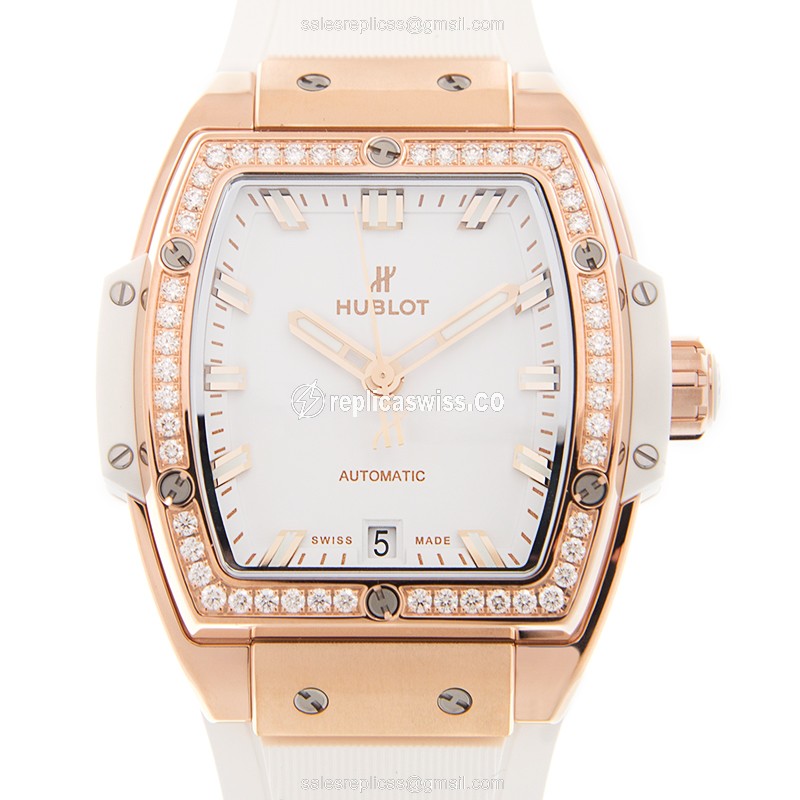 Hublot 665.OE.2080.RW.1204 SPIRIT OF BIG BANG Automatic 18kt Rose Gold & Diamonds