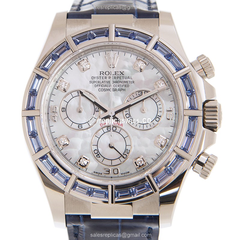 Rolex 116589SACI-NG DAYTONA Automatic 18kt White Gold & Sapphire