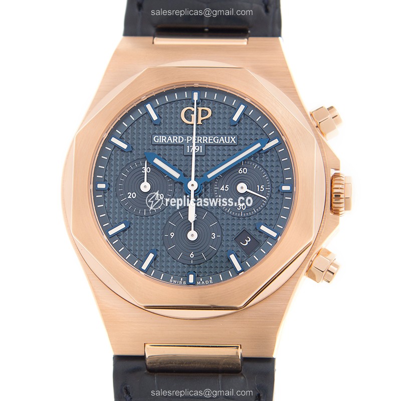 Girard Perregaux 81040-52-432-BB4A LAUREATO Automatic 18kt Rose Gold