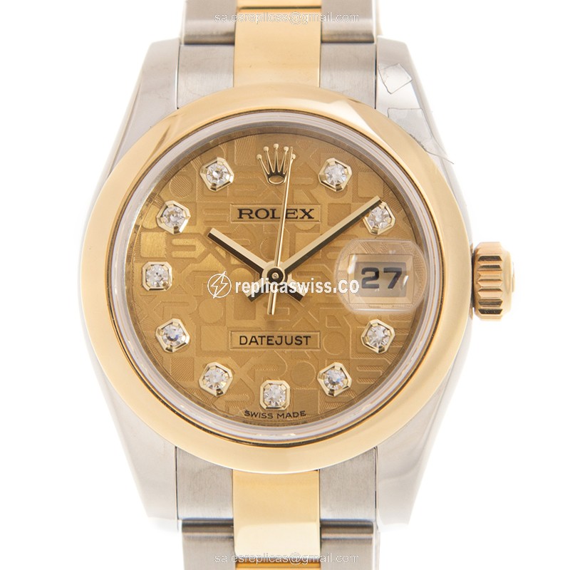 Rolex 179163GCHJUB_O LADY DATEJUST Automatic 18kt Gold & Steel
